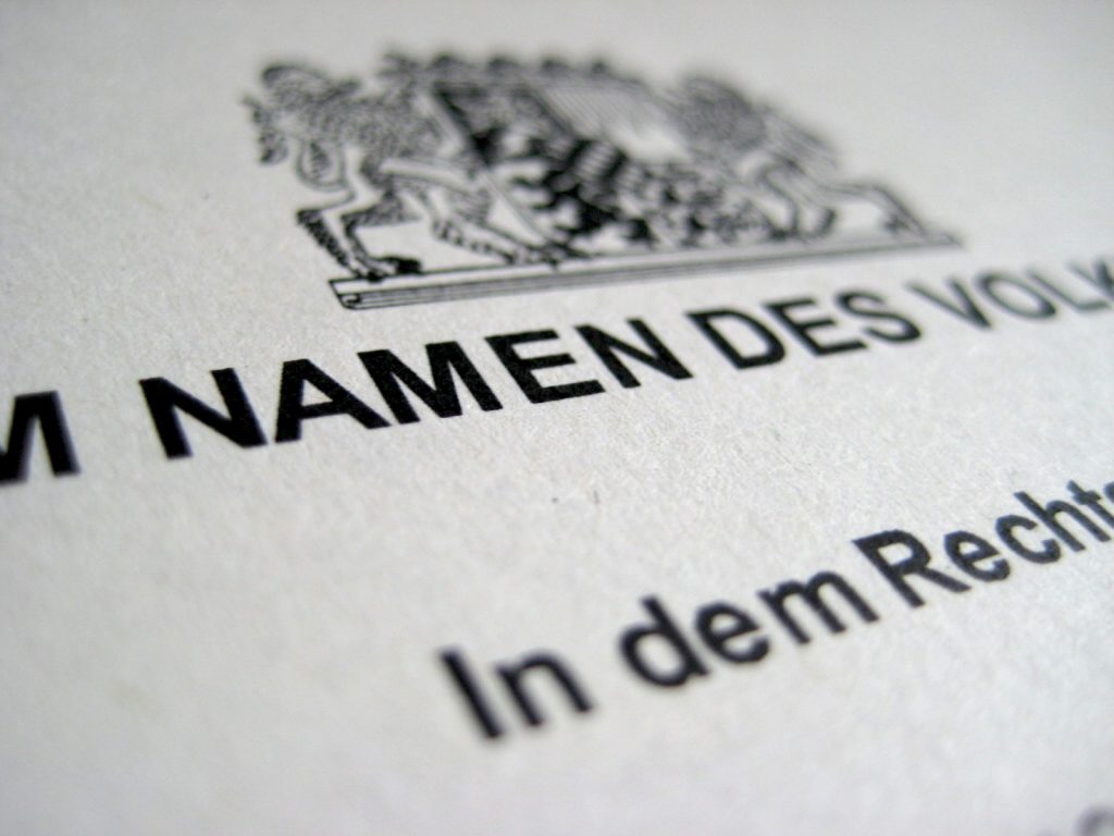 Gesetzestextauszug als Symbolbild.